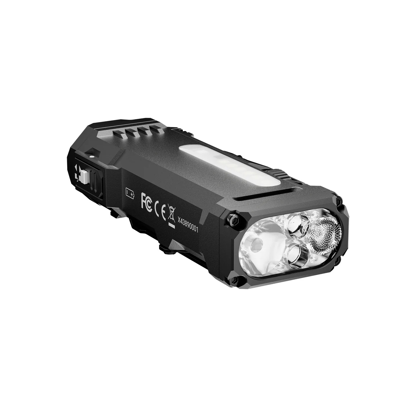 Wuben X4 Compact EDC Flashlight - 1500 Lumens, 205 Metres (Black)
