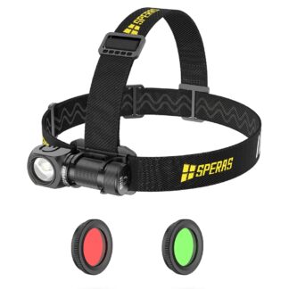 Speras SH16 Versatile Rechargeable Headlamp - 1650 Lumens, 355 Metres