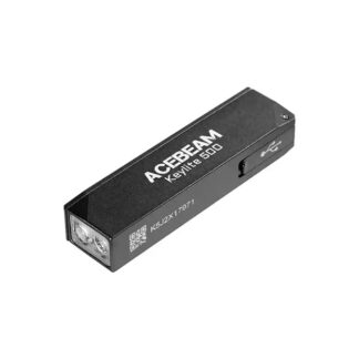 AceBeam Keylite 500 USB-C Keychain Light Black - 500 Lumens, 70 Metres