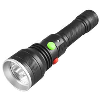 Tri Colour Rail Signal Flashlight USB-C Rechargeable – White/Green/Red