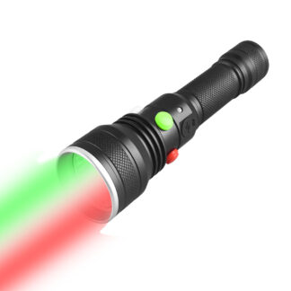 Tri Colour Rail Signal Flashlight USB-C Rechargeable – White/Green/Red