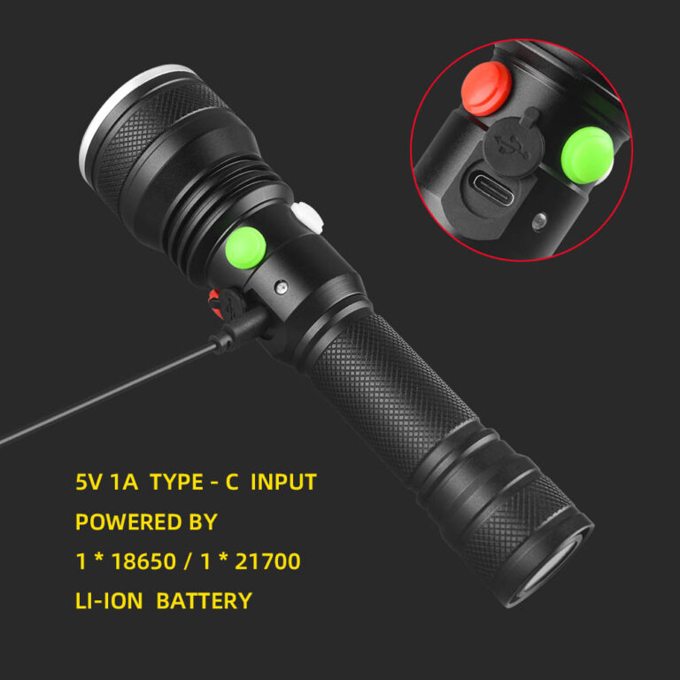 Led Signal Torch Tri Colour Rail Signal Flashlight – White/Green/Red | LED Torch Shop