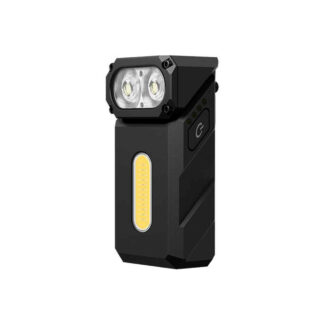 Klarus E8 Triple-Light Swivel-Head EDC Torch Black - 1000 Lumens