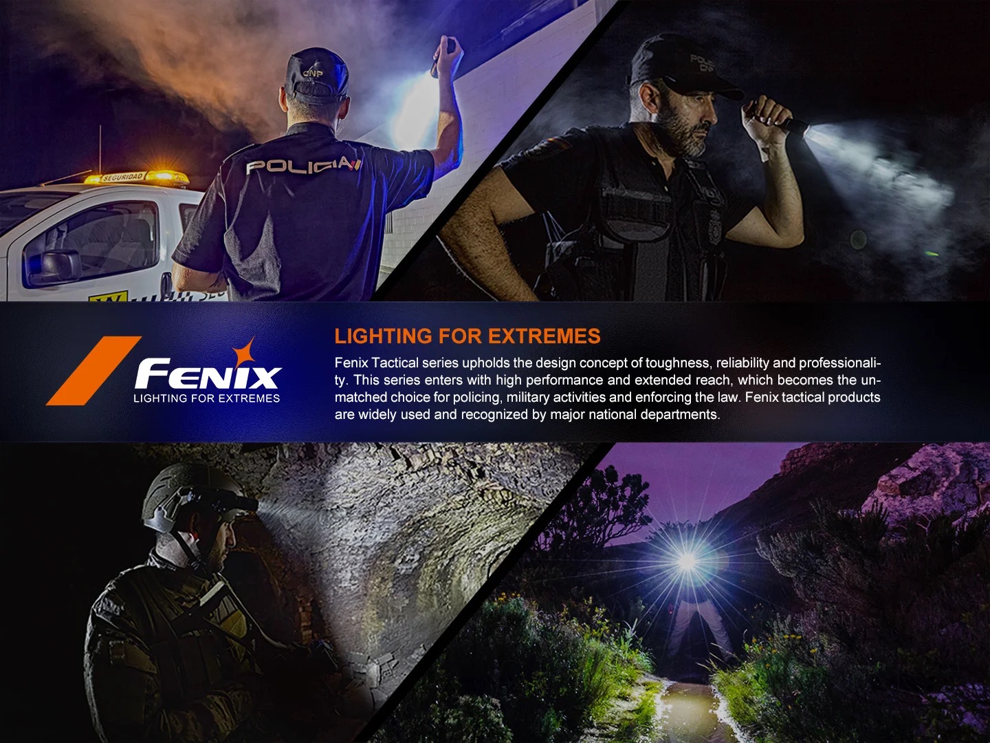 Fenix PD36R ACE LED USB-C Rechargeable Flashlight - 3000 Lumens, 415 Metres