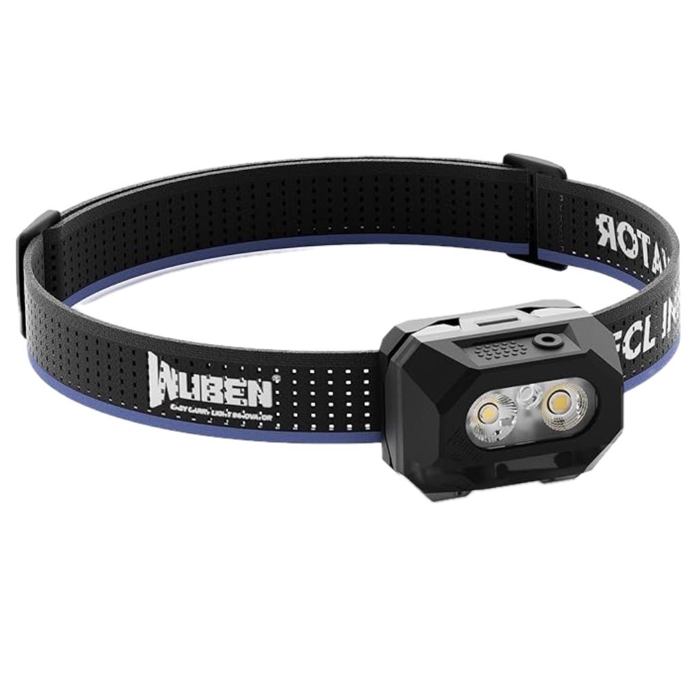 Wuben H4 Rechargeable Multi-Function Headlamp – 800 Lumens, 66 Metres (Black)