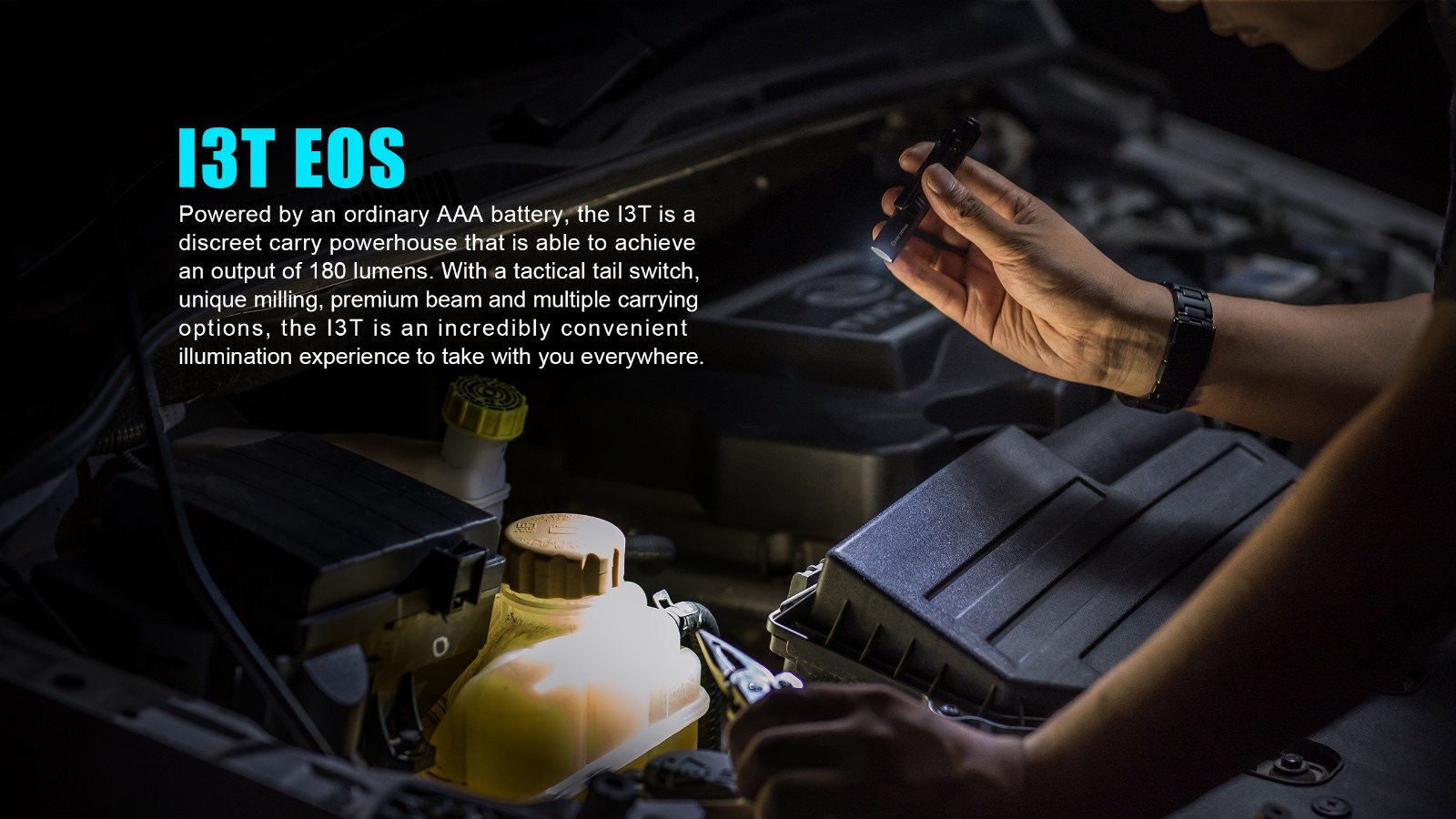 Olight i3T EOS Max AAA LED Torch - 180 Lumens, 60 Metres