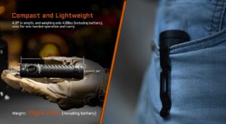 AceBeam EC20 RGBW Pocket Flashlight with Magnetic Base – 2900 Lumens, 381 Metres (Desert Nichia)
