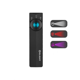 Olight ArkPro Lite – Flat Unibody EDC Torch with Multi-Light Sources - Matte Black - 1200 Lumens