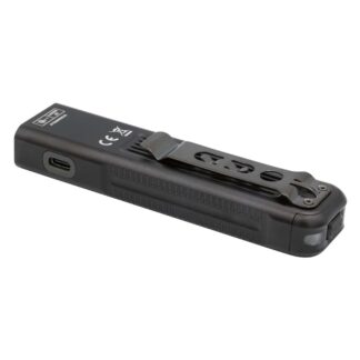 Fenix E06R Pro Flat Flashlight with UV & Red Laser Modes in Black - 1600 Lumens, 160 Metres