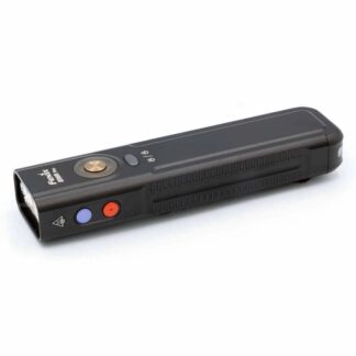 Fenix E06R Pro Flat Flashlight with UV & Red Laser Modes in Black - 1600 Lumens, 160 Metres