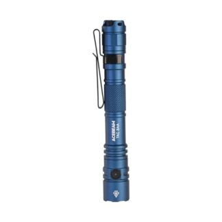AceBeam TAC 2AA Pocket EDC Flashlight - 1600 Lumens, 304 Metres - Blue