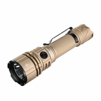 AceBeam L16 2.0 Rechargeable Compact Tactical Flashlight - 3000 Lumens, 713 Metres (Desert)