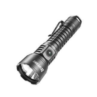 SPERAS EST PLUS V3 3000 Lumen Tactical Flashlight (800m Throw) – USB-C Rechargeable 21700 Torch