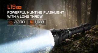 Acebeam L19 2.0 SFT40 hunting torch 2200 lumens 1083m long-range beam